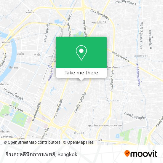 จีรเดชคลินิกการแพทย์ map