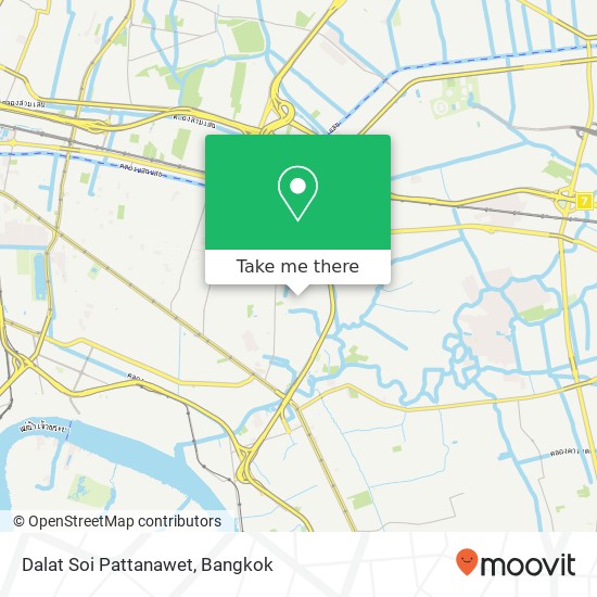 Dalat Soi Pattanawet map