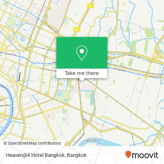 Heaven@4 Hotel Bangkok map