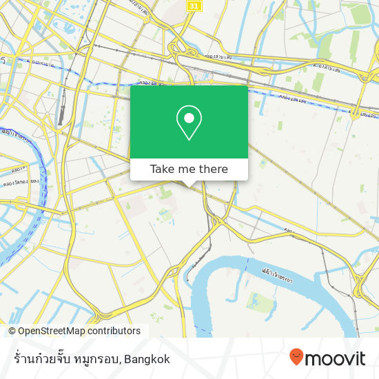 ร้่านก๋วยจั๊บ หมูกรอบ map