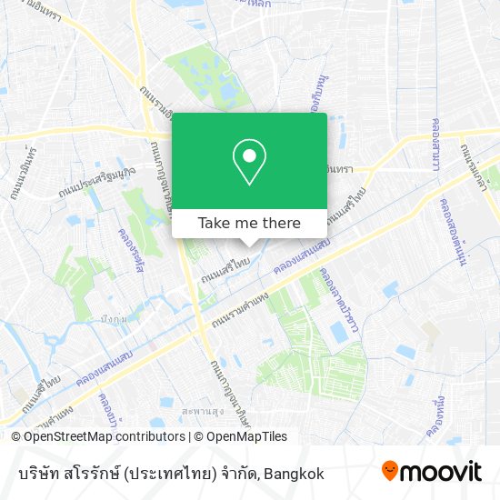 บริษัท สโรรักษ์ (ประเทศไทย) จำกัด map