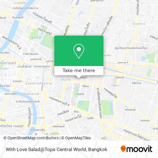 With Love Salad@Tops Central World map