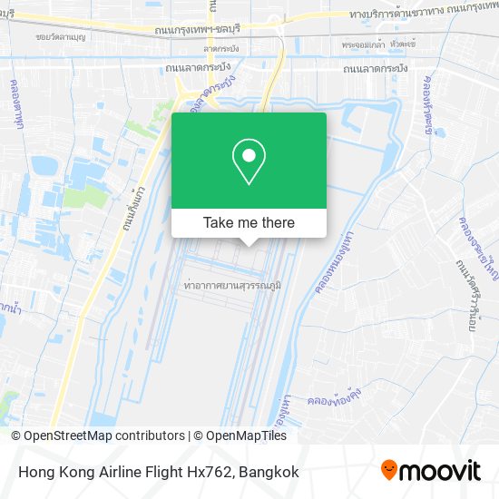 Hong Kong Airline Flight Hx762 map