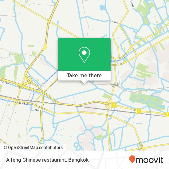 A feng Chinese restaurant map
