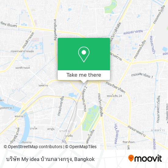 บริษัท My idea บ้านกลางกรุง map