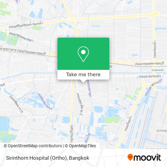 Sirinthorn Hospital (Ortho) map