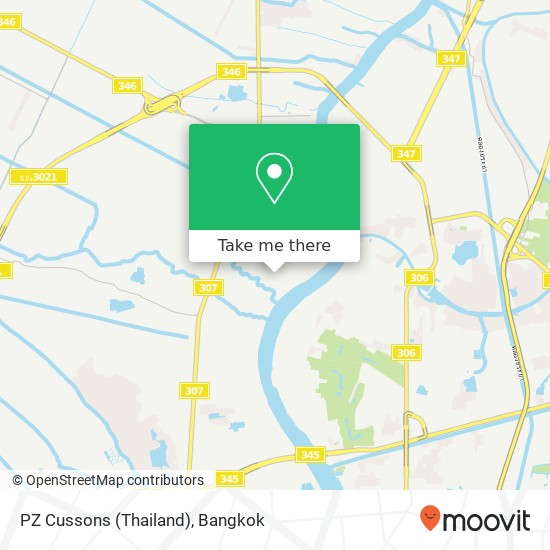 PZ Cussons (Thailand) map