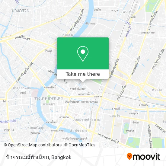 ป้ายรถเมล์ทำเนียบ map