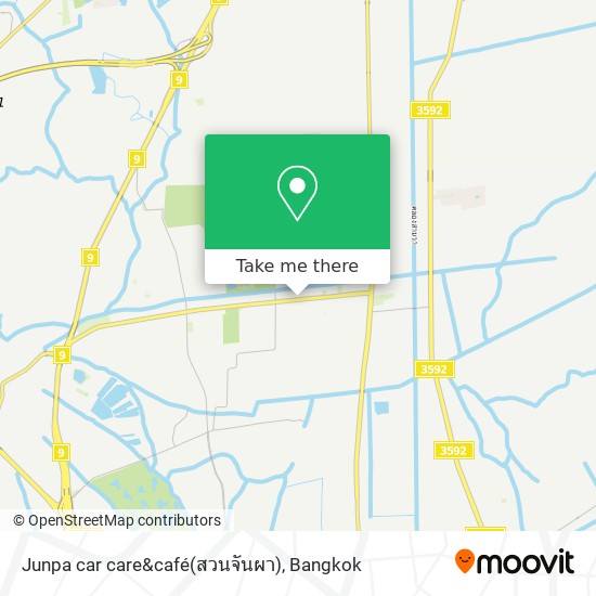 Junpa car care&café(สวนจันผา) map