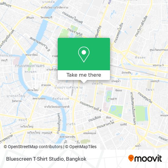 Bluescreen T-Shirt  Studio map