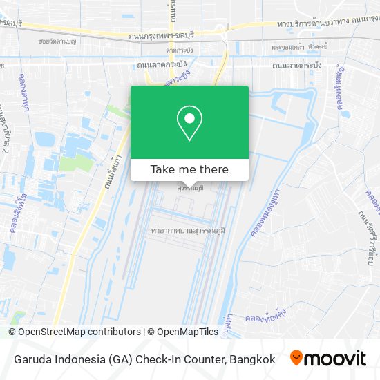 Garuda Indonesia (GA) Check-In Counter map
