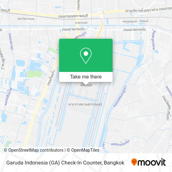 Garuda Indonesia (GA) Check-In Counter map
