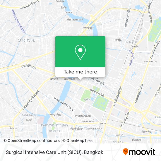 Surgical Intensive Care Unit (SICU) map