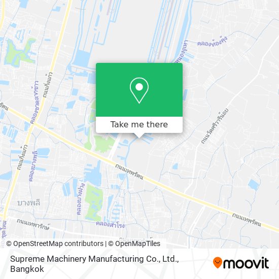 Supreme Machinery Manufacturing Co., Ltd. map