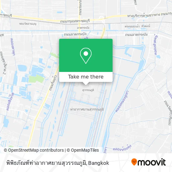 พิพิธภัณฑ์ท่าอากาศยานสุวรรณภูมิ map