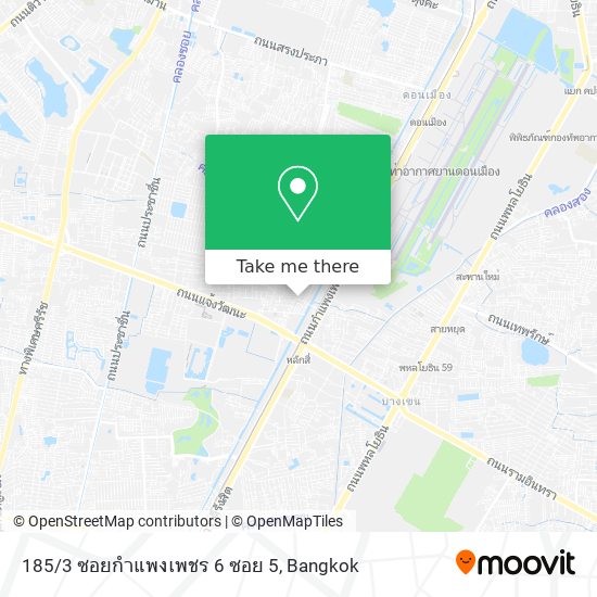 185/3 ซอยกำแพงเพชร 6 ซอย 5 map