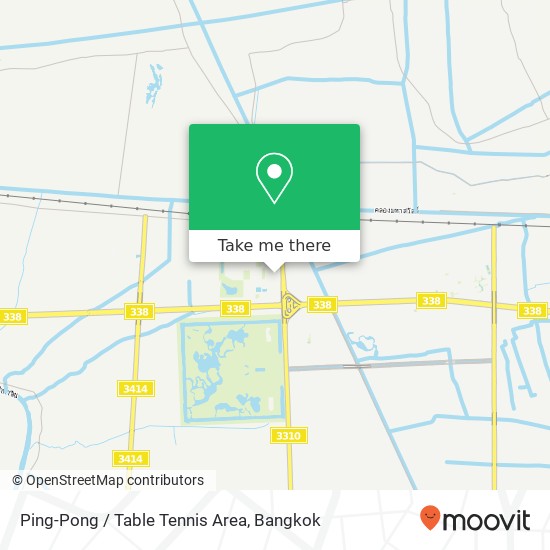 Ping-Pong / Table Tennis Area map