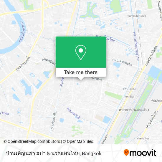 บ้านเพ็ญนภา สปา & นวดแผนไทย map