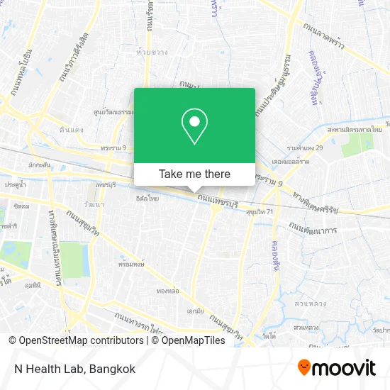 N Health Lab map