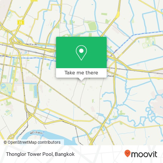 Thonglor Tower Pool map