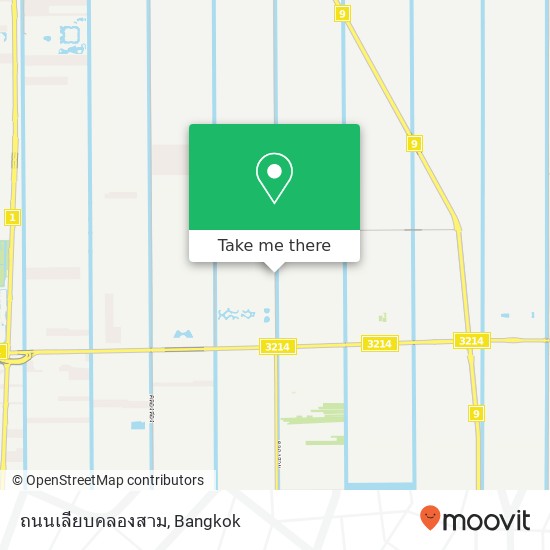 ถนนเลียบคลองสาม map