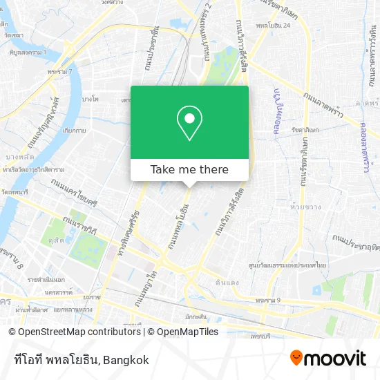 ทีโอที พหลโยธิน map