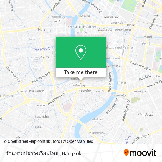 ร้านขายปลาวงเวียนใหญ่ map