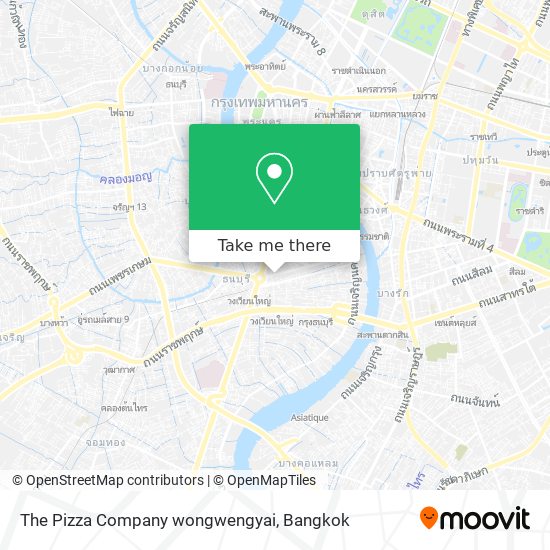 The Pizza Company wongwengyai map