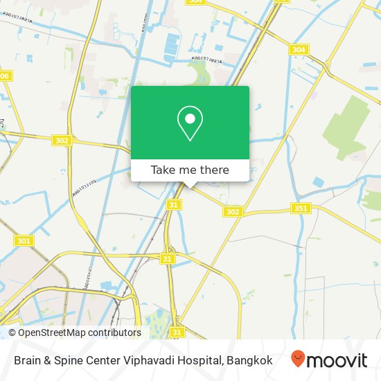 Brain & Spine Center Viphavadi Hospital map