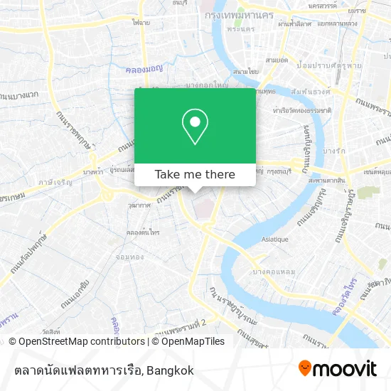ตลาดนัดแฟลตทหารเรือ map
