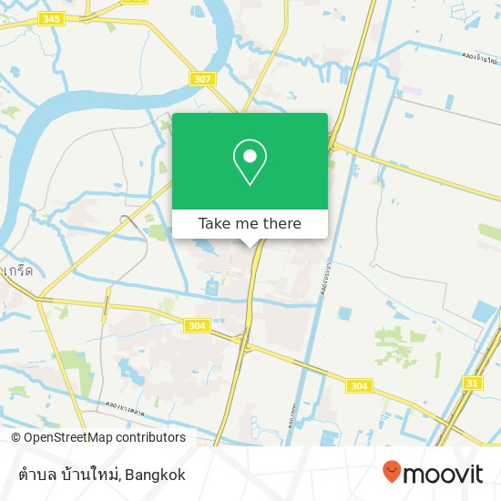 ตำบล บ้านใหม่ map