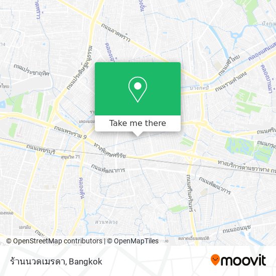 ร้านนวดเมรดา map