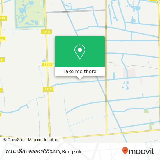 ถนน เลียบคลองทวีวัฒนา map