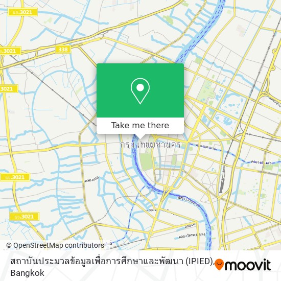 สถาบันประมวลข้อมูลเพื่อการศึกษาและพัฒนา (IPIED) map