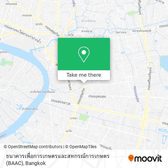 ธนาคารเพื่อการเกษตรและสหกรณ์การเกษตร (BAAC) map