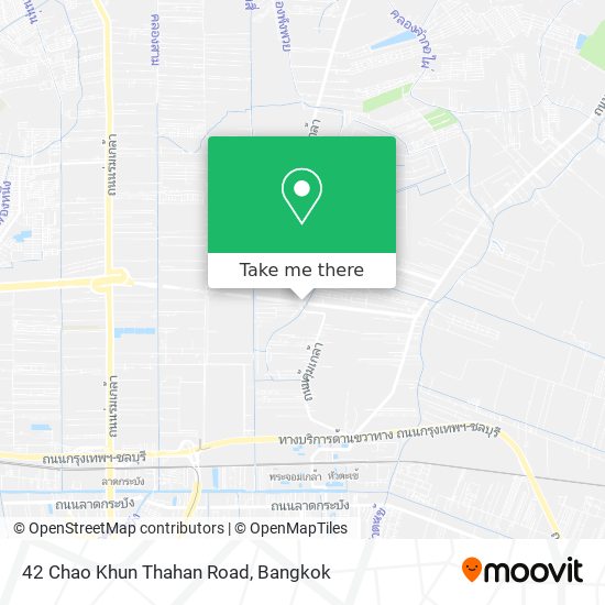 42 Chao Khun Thahan Road map