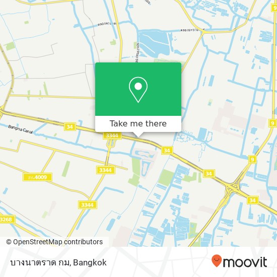 บางนาตราด กม map