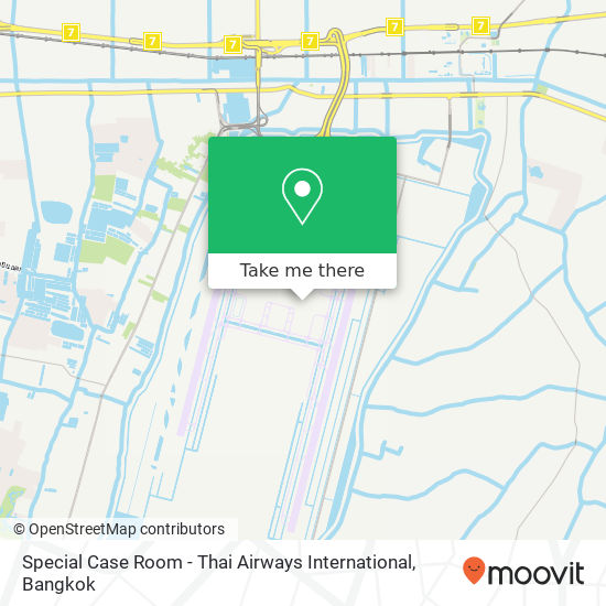 Special Case Room - Thai Airways International map