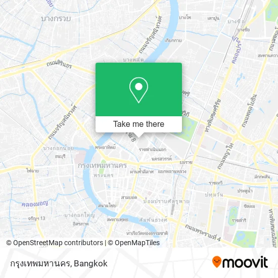 กรุงเทพมหานคร map