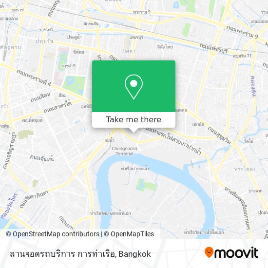 ลานจอดรถบริการ การท่าเรือ map