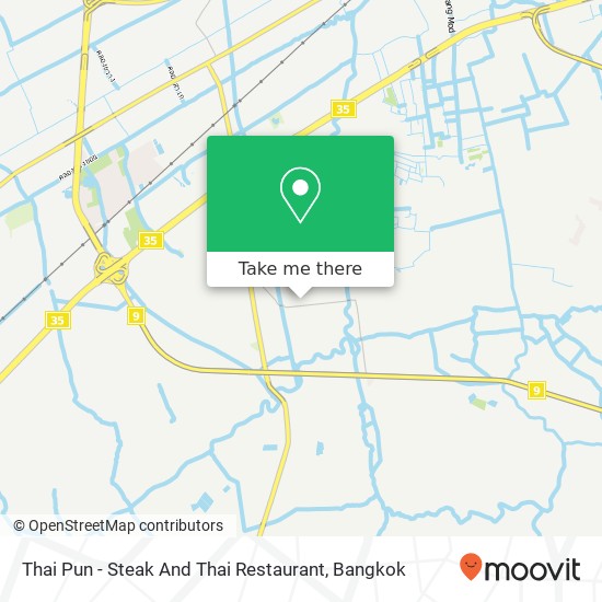 Thai Pun - Steak And Thai Restaurant map
