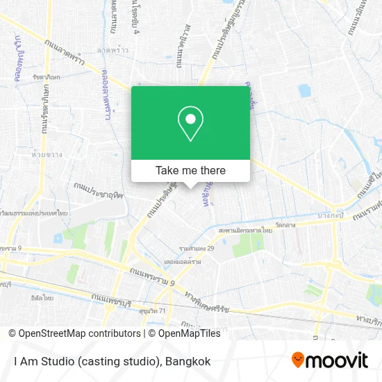 I Am Studio (casting studio) map