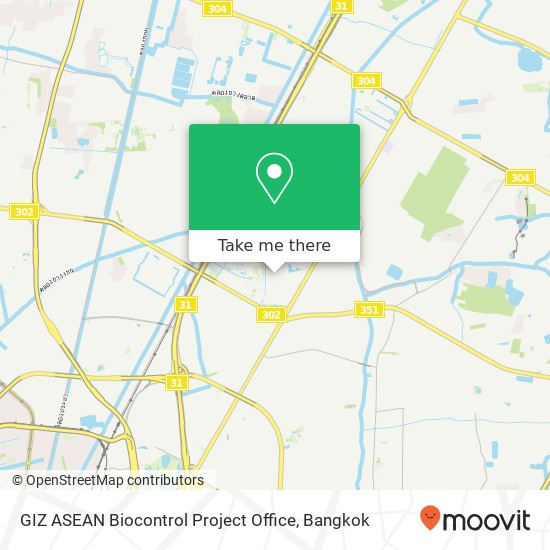 GIZ ASEAN Biocontrol Project Office map