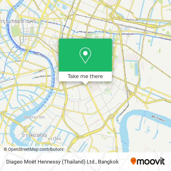 Diageo Moët Hennessy (Thailand) Ltd. map