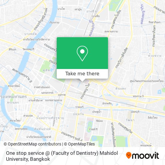 One stop service @ (Faculty of Dentistry) Mahidol University map