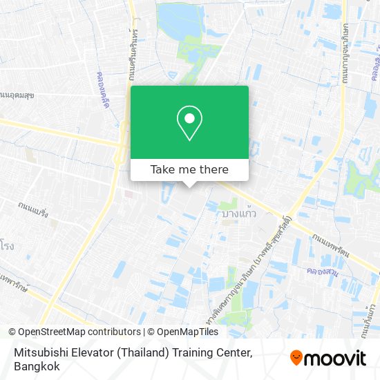 Mitsubishi Elevator (Thailand) Training Center map