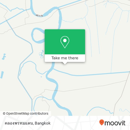 คลองพรหมแดน map