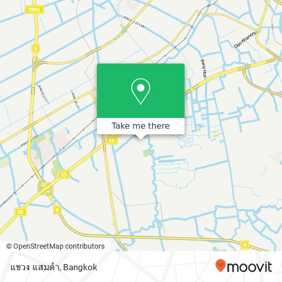 แขวง แสมดำ map