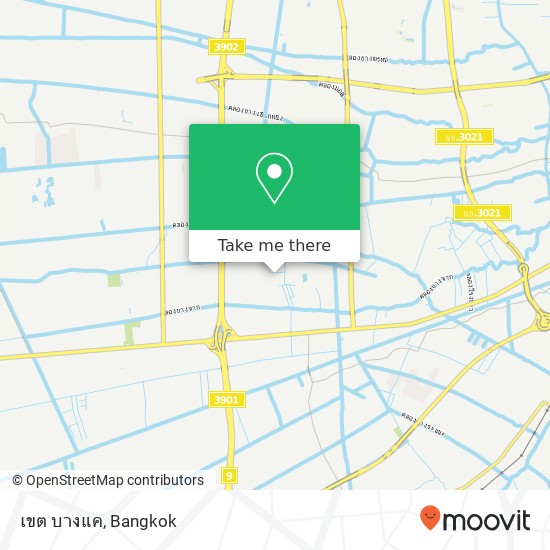 เขต บางแค map