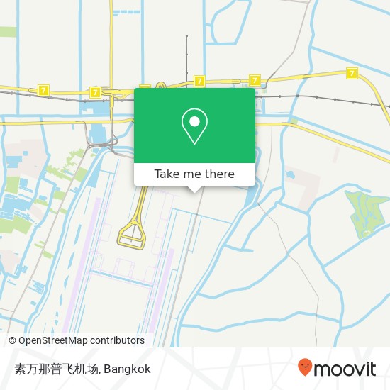 素万那普飞机场 map